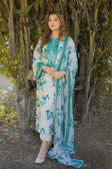 Premium Lawn - 3 Piece Unstitched Printed Suit