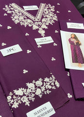 Premium Lawn - 3 Piece Unstitched Emb. Suit
