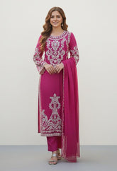 Premium Lawn - 3 Piece Unstitched Emb. Suit