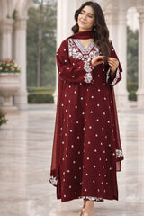 Premium Lawn - 3 Piece Unstitched Emb. Suit