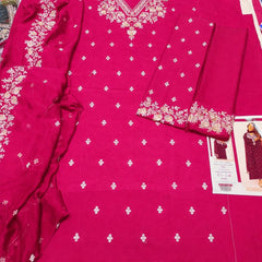 Premium Lawn - 3 Piece Unstitched Emb. Suit