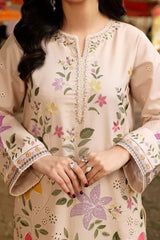Premium Lawn - 3 Piece Unstitched Emb. Suit - D1