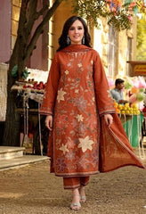 Premium Lawn - 3 Piece Unstitched Emb. Suit - D3