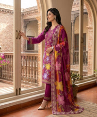 Premium Lawn - 3 Piece Unstitched Emb. Suit - D10