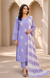 Premium Lawn - 3 Piece Unstitched Emb. Suit