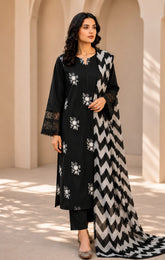 Premium Lawn - 3 Piece Unstitched Emb. Suit