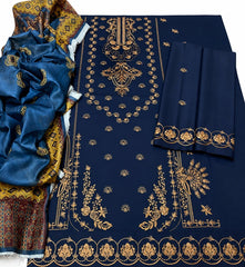 Premium Lawn - 3 Piece Unstitched Emb. Suit