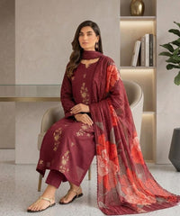 Premium Lawn - 3 Piece Unstitched Emb. Suit