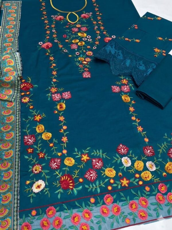 Premium Lawn - 3 Piece Unstitched Printed Suit