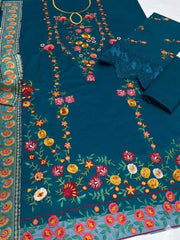 Premium Lawn - 3 Piece Unstitched Printed Suit