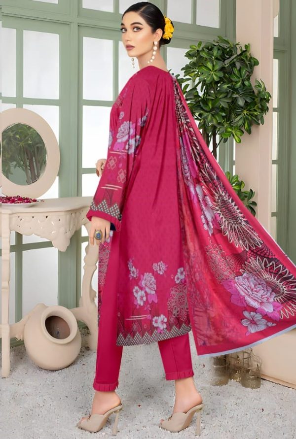 Premium Lawn - 3 Piece Unstitched Printed Suit