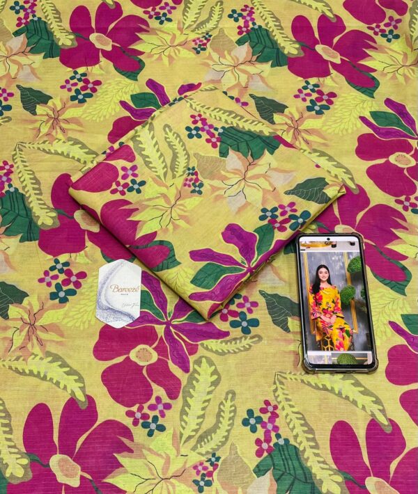 Bana Dora Lawn - 2 Piece Unstitched Printed Suit