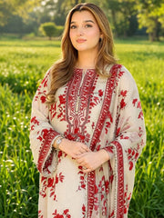 Premium Lawn - 3 Piece Unstitched Printed Suit