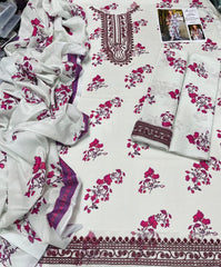 Premium Lawn - 3 Piece Unstitched Printed Suit