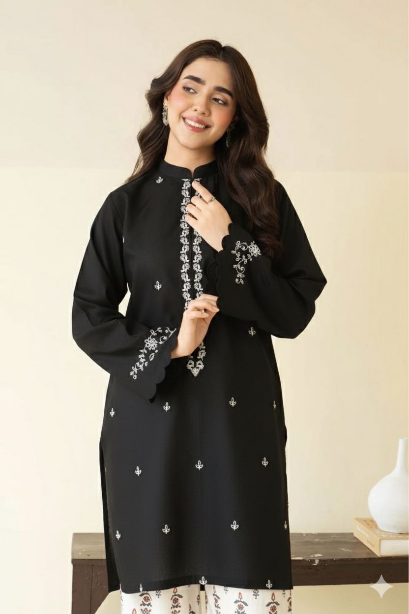 Premium Lawn - 2 Piece Unstitched Emb. Suit
