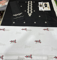 Premium Lawn - 2 Piece Unstitched Emb. Suit