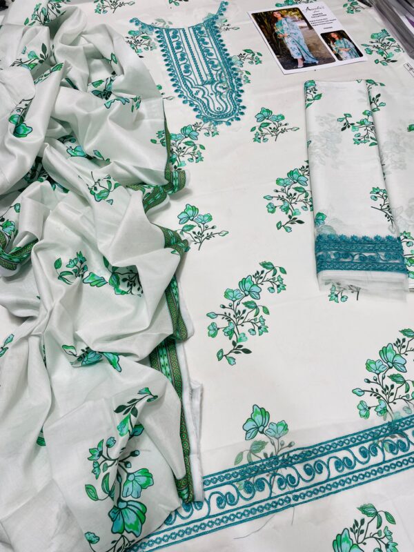 Premium Lawn - 3 Piece Unstitched Printed Suit