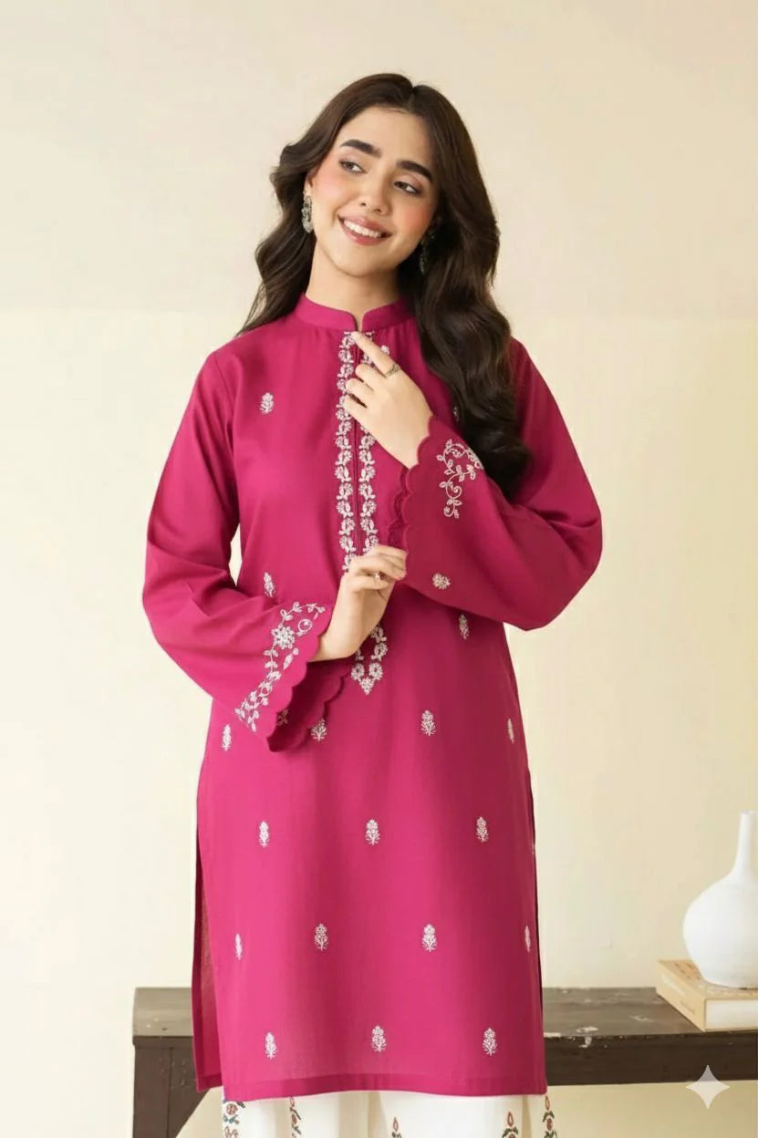 Premium Lawn - 2 Piece Unstitched Emb. Suit
