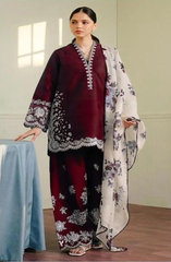 Premium Lawn - 3 Piece Unstitched Emb. Suit