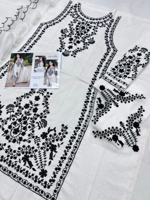 Premium Lawn - 3 Piece Unstitched Emb. Suit