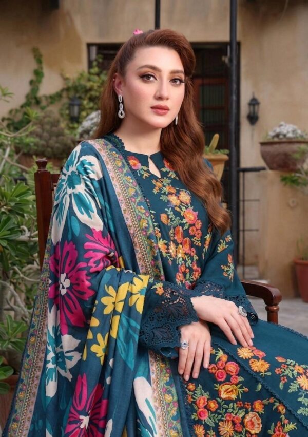 Premium Lawn - 3 Piece Unstitched Emb. Suit