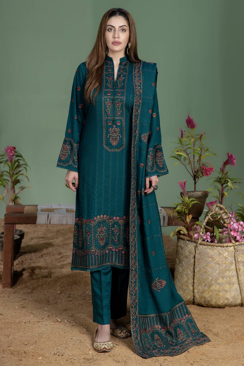 Premium Lawn - 3 Piece Unstitched Emb. Suit