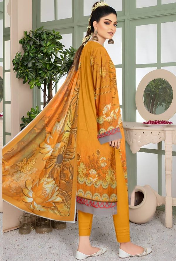 Premium Lawn - 3 Piece Unstitched Printed Suit