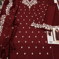 Premium Lawn - 3 Piece Unstitched Emb. Suit