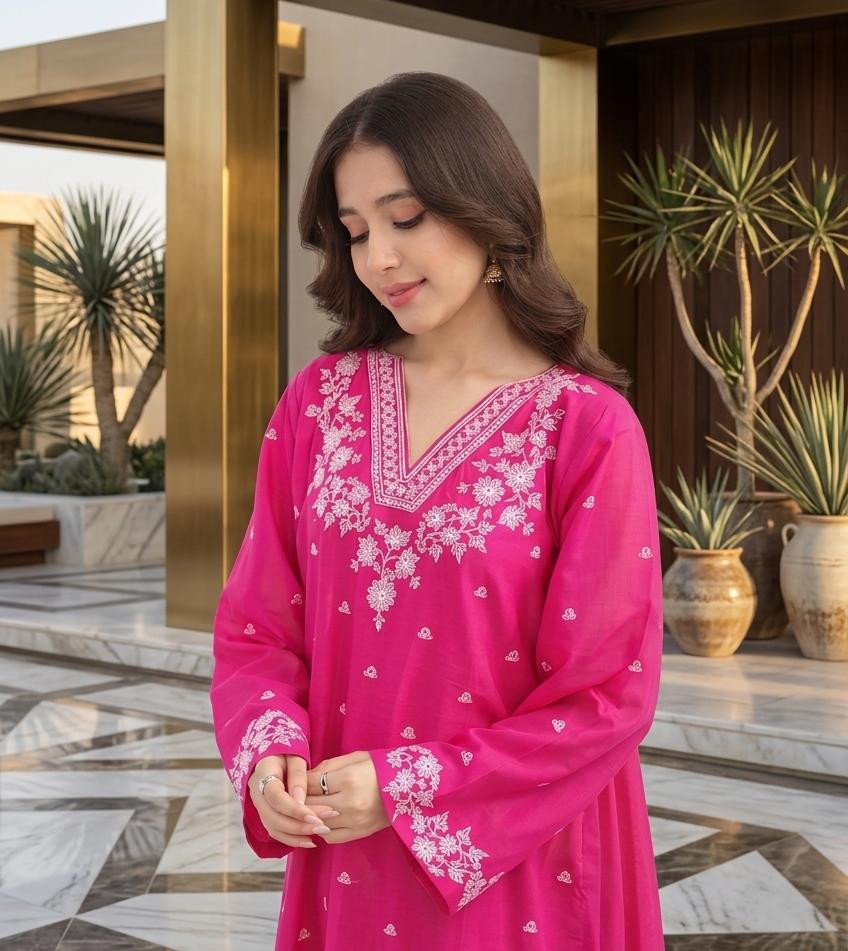 Premium Lawn - 3 Piece Unstitched Emb. Suit