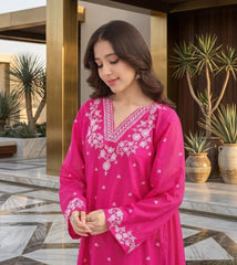 Premium Lawn - 3 Piece Unstitched Emb. Suit