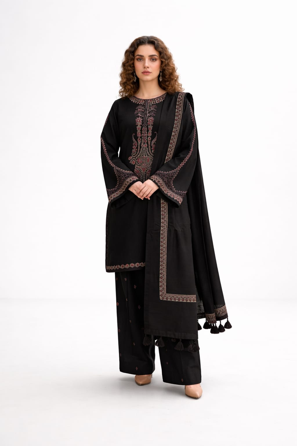 Premium Lawn - 3 Piece Unstitched Emb. Suit