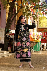 Premium Lawn - 3 Piece Unstitched Emb. Suit - D2