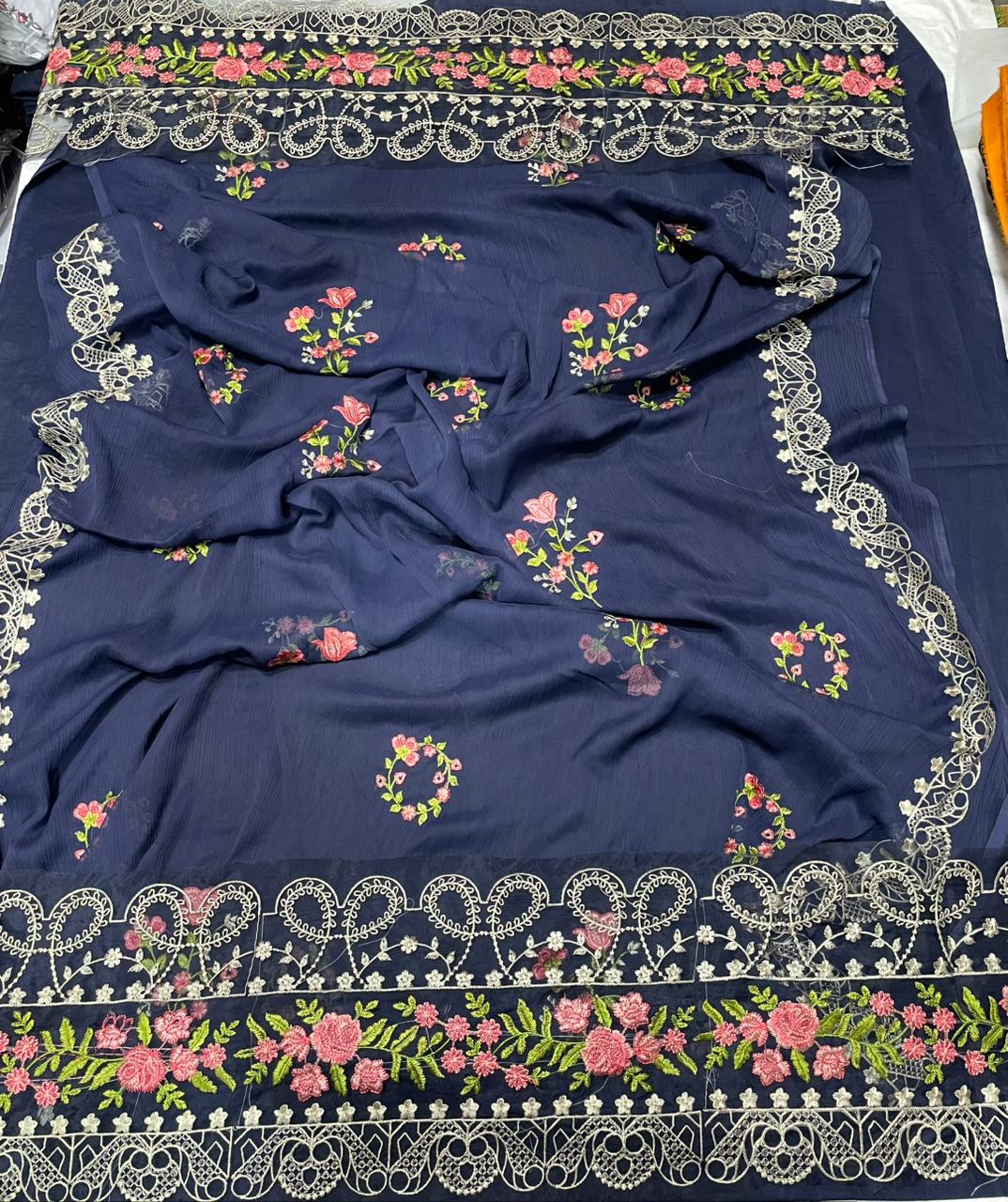 Lawn - 3 Piece Unstitched Emb. Suit
