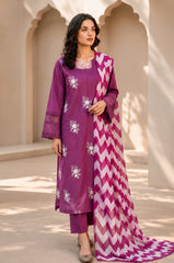Premium Lawn - 3 Piece Unstitched Emb. Suit