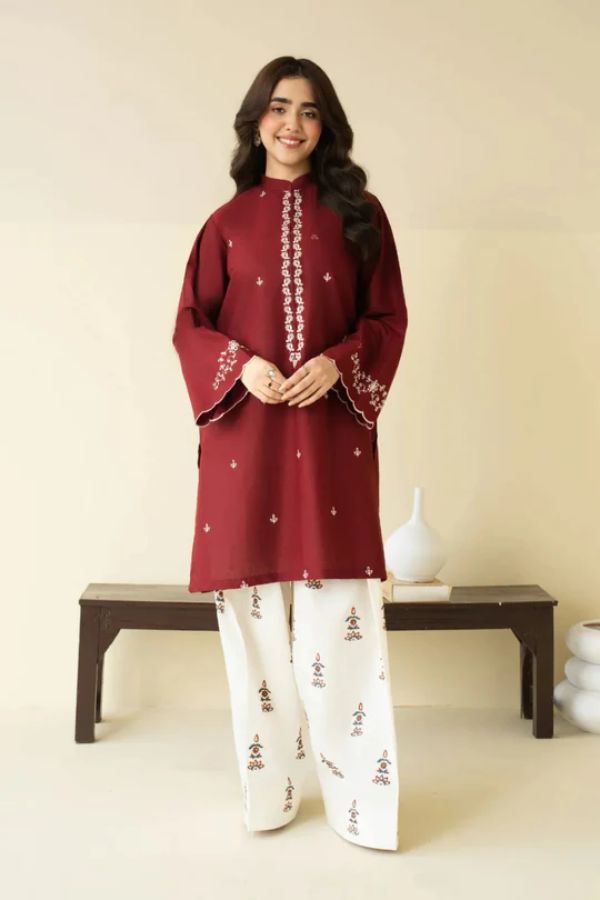 Premium Lawn - 2 Piece Unstitched Emb. Suit