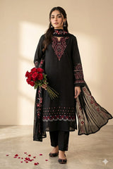 Premium Lawn - 3 Piece Unstitched Emb. Suit