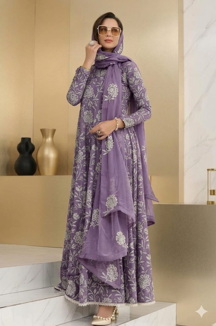 Premium Lawn - 3 Piece Unstitched Emb. Suit