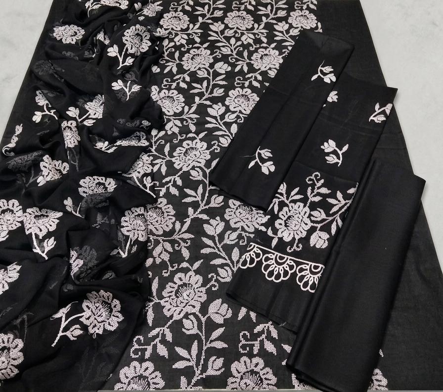 Premium Lawn - 3 Piece Unstitched Emb. Suit