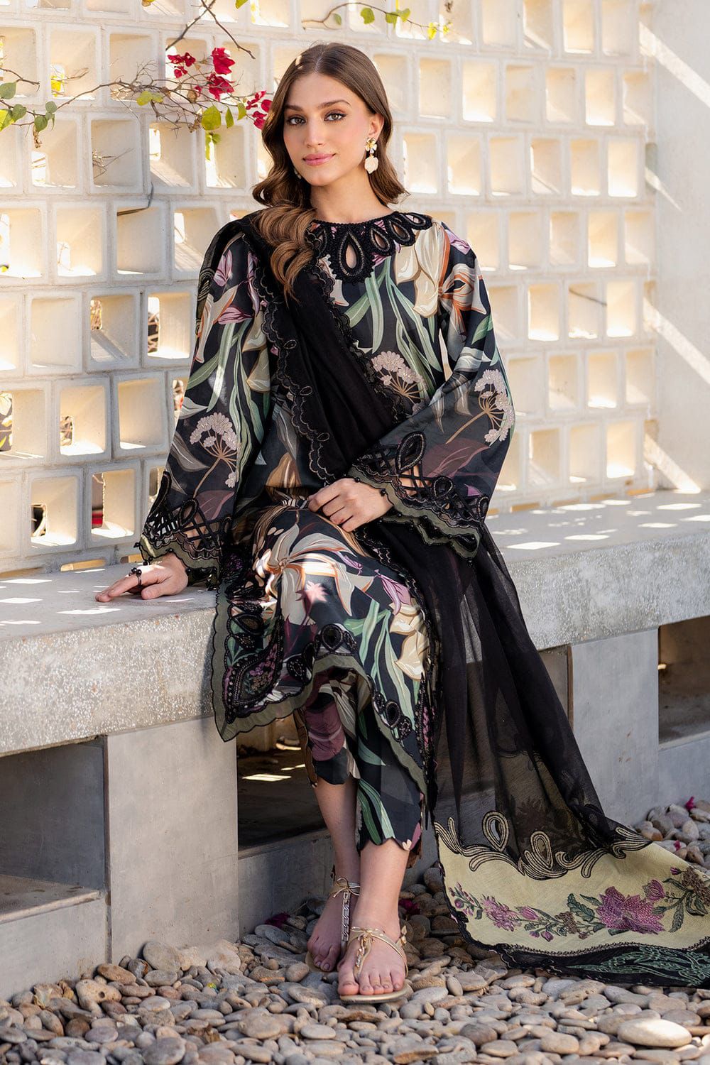Premium Lawn - 3 Piece Unstitched Emb. Suit