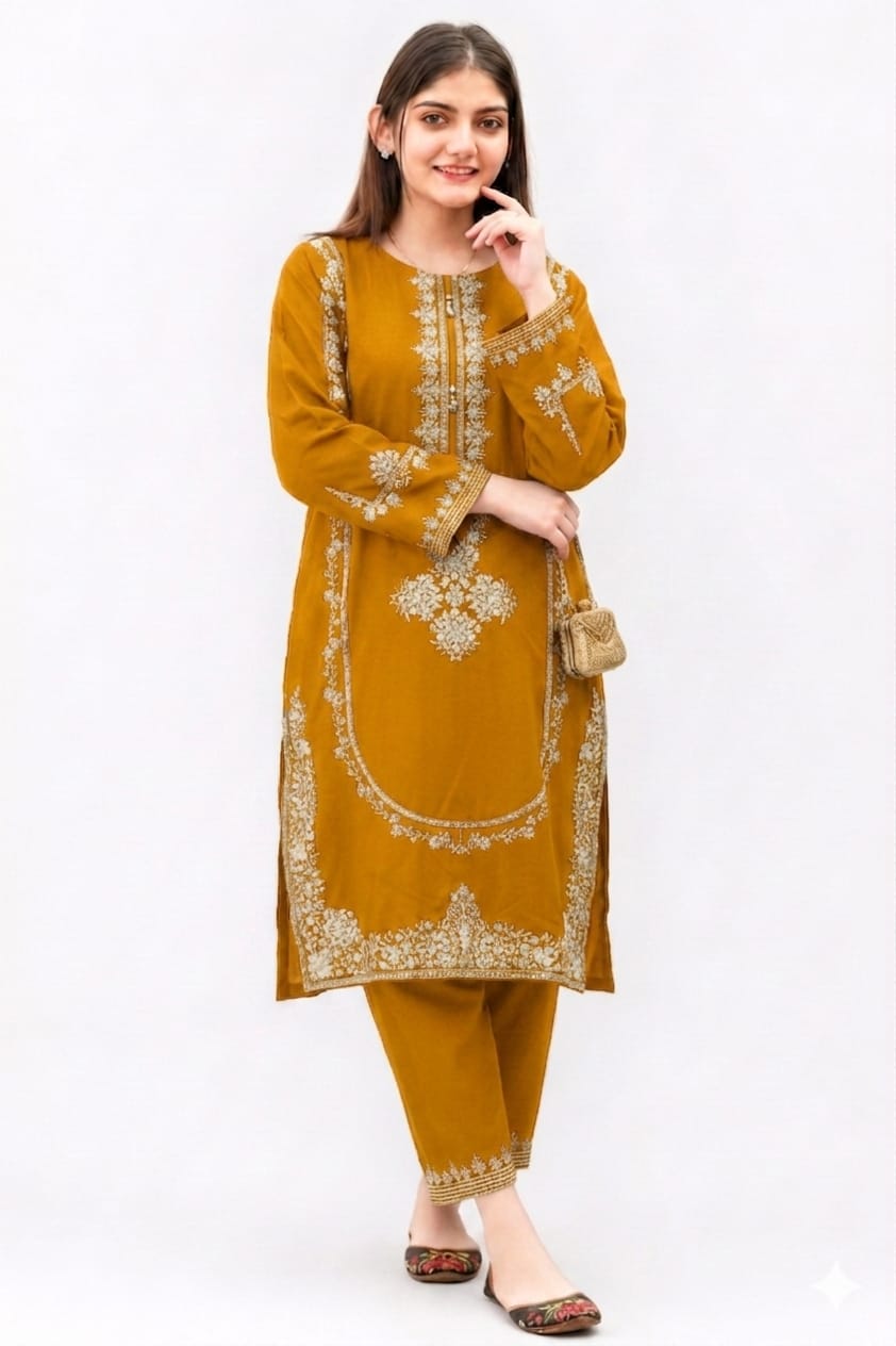 Premium Lawn - 3 Piece Unstitched Emb. Suit