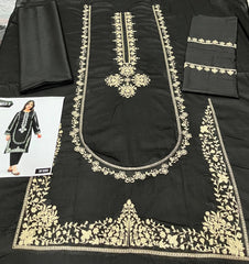 Premium Lawn - 3 Piece Unstitched Emb. Suit