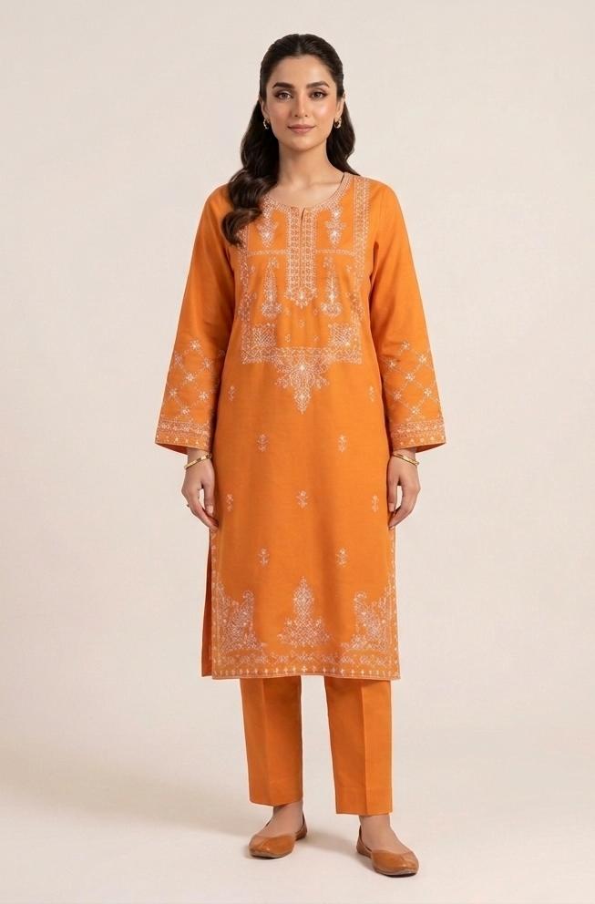 Premium Lawn - 3 Piece Unstitched Emb. Suit