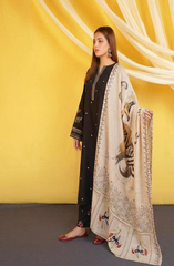 Premium Lawn - 3 Piece Unstitched Emb. Suit