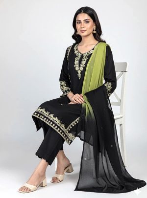 D-1823 Fine Quality Lawn 3PC Unstitched