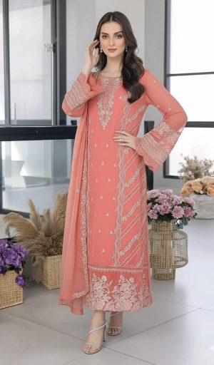 D-1829 Fine Quality Lawn 3PC Unstitched