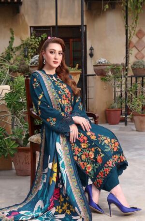 D-1822 Fine Quality Lawn 3PC Unstitched