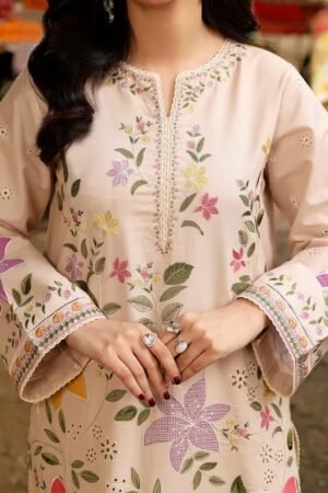 D-1848 Fine Quality Lawn 3 Pc Unstitched