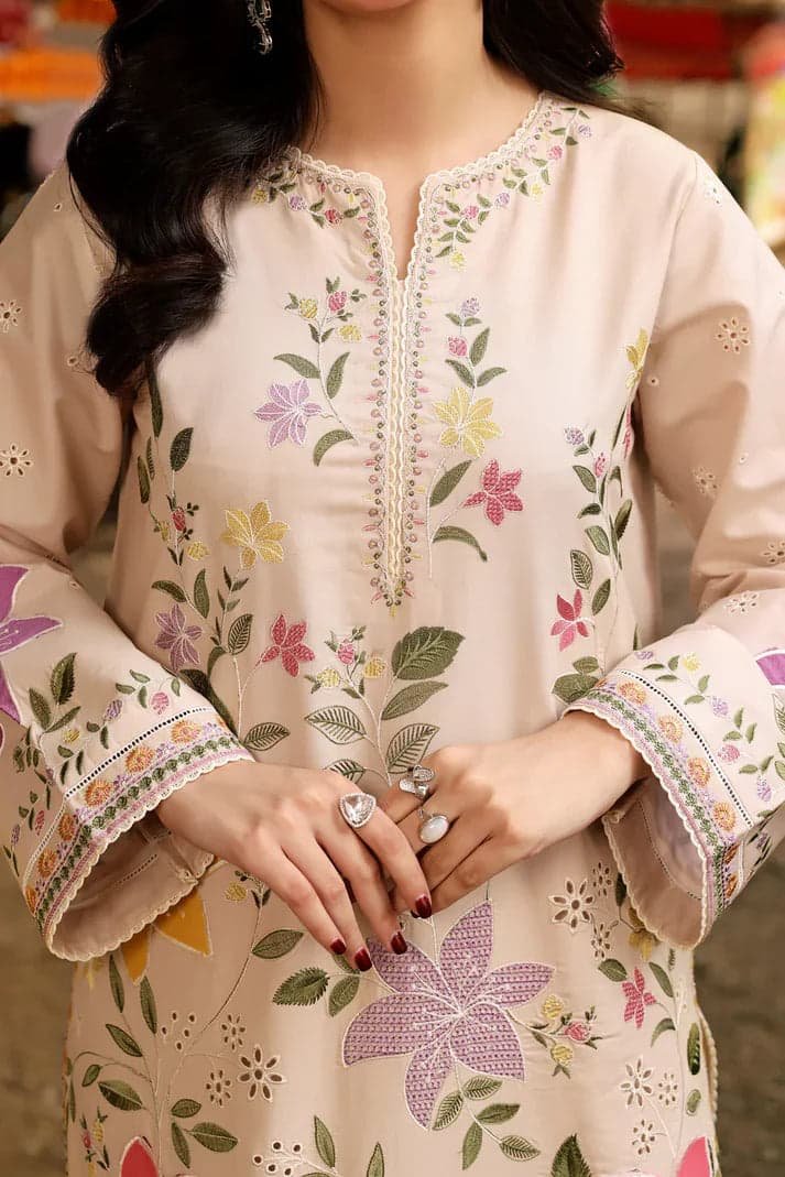 D-1848 Fine Quality Lawn 3 Pc Unstitched