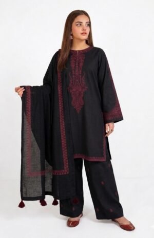 D-1826 Fine Quality Lawn 3 Pc Unstitched