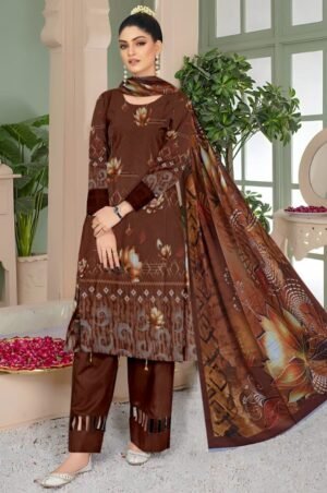 BAAD-E-NASEEM PECAN BROWN B-10